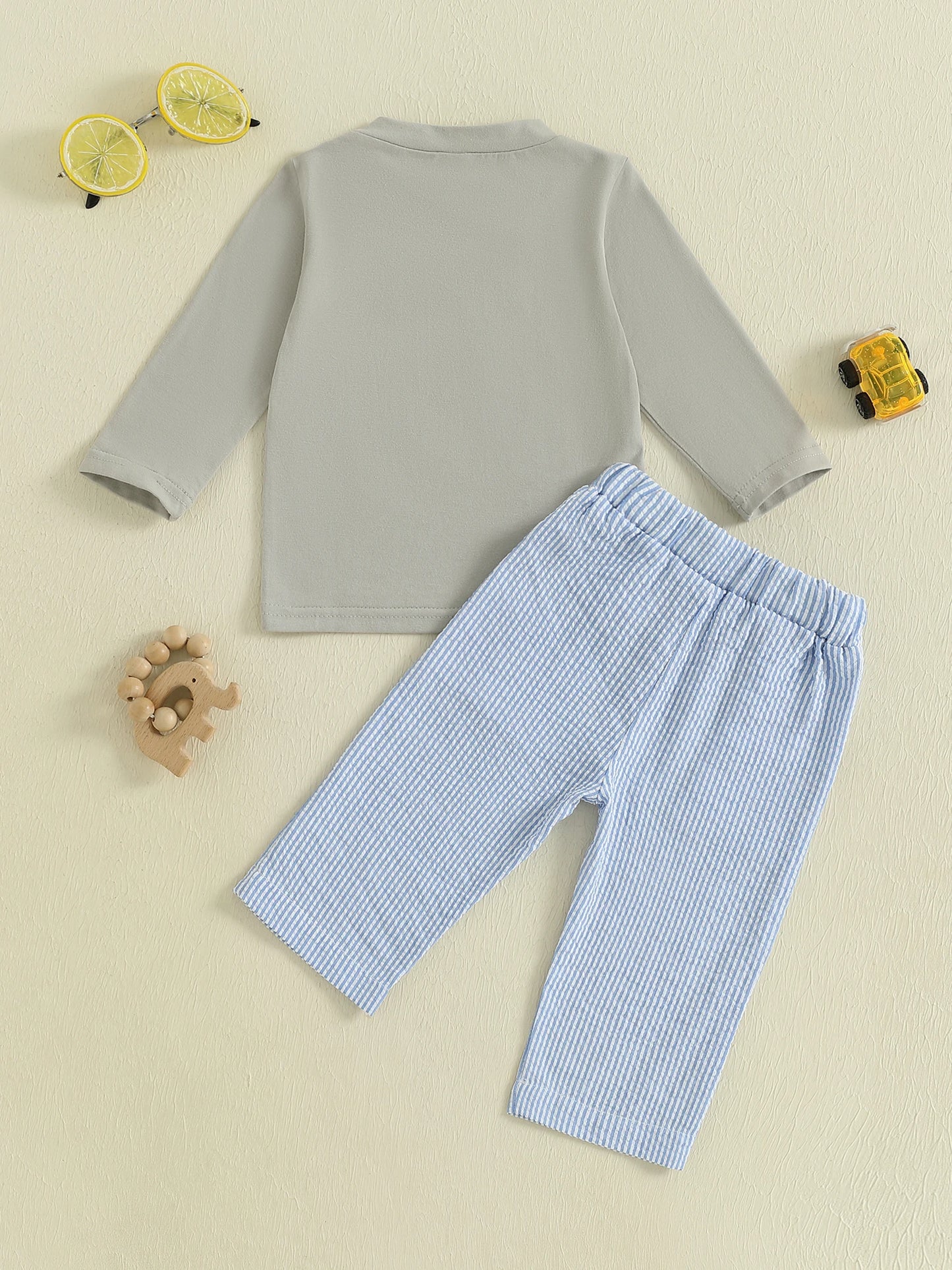 Toddler Girl 2Pcs Winter Outfit Long Sleeve Cat Flower Embroidery Tops Polka Dot Pants Set Matching Cozy Clothes for Cold