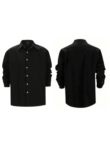 Men s Long Sleeve Plaid Button Down Shirt Casual Fit Flannel Checkered Shirts for Fall Streetwear Fashion