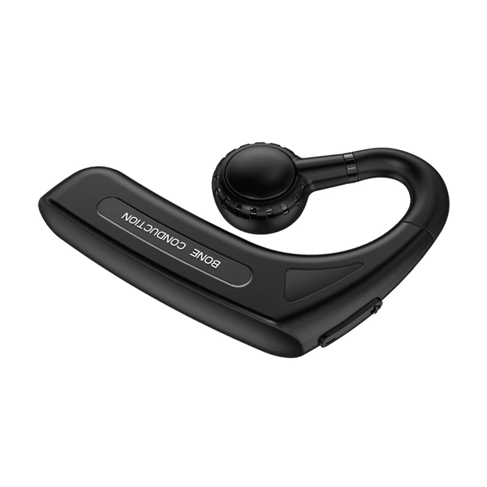 Portable Wireless Headset Noise Reduction Bone Conduction Wireless Headphone with Microphone for Business Sports Cycling Fitness