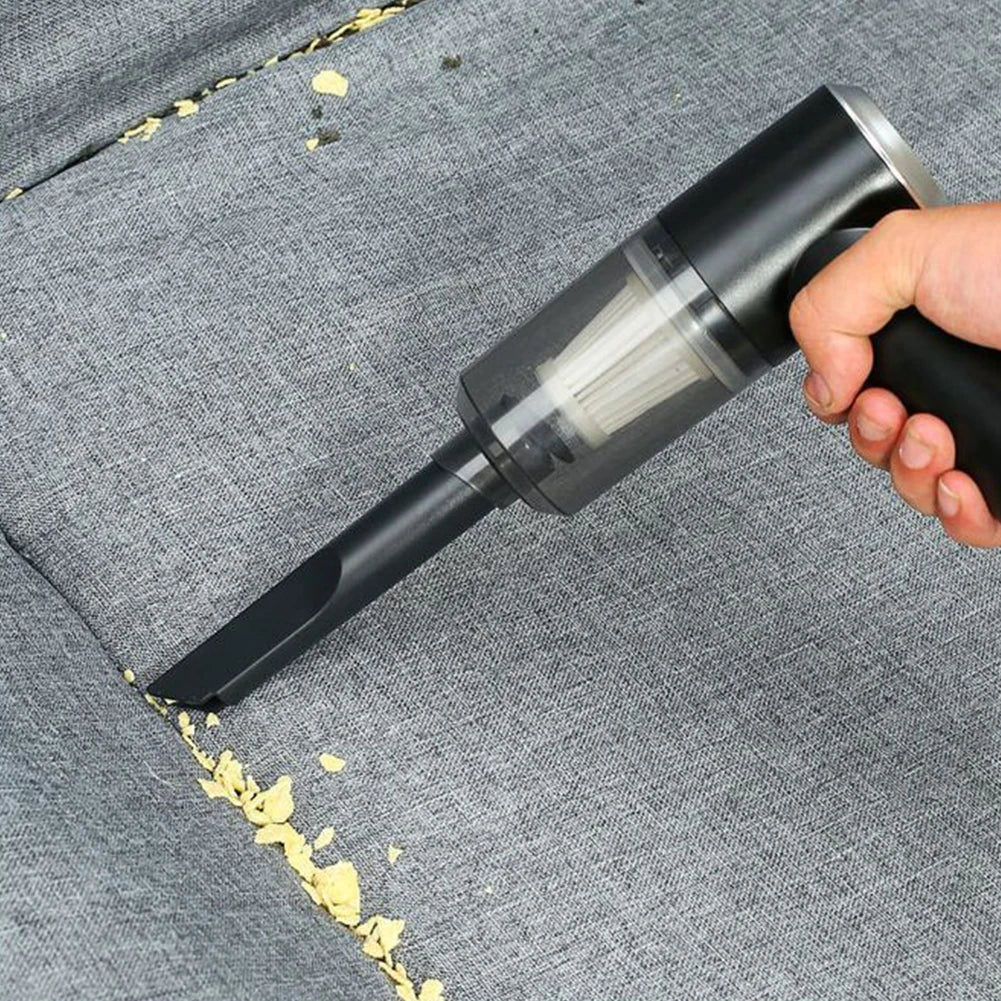 6000Pa Mini Portable Cleaner Cordless Handheld Vacuum Cleaner Dual Use Fully Automatic Power Cleaning Appliance for Home and Car