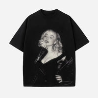 Selena Gomez T-shirt Graphic Printing Gothic O-neck Tee-shirt Short Sleeve Hip Hop Cotton Tshirt Ropa Mujer Vintage Punk Clothes