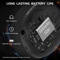 MAMBASNAKE x ATTACK SHARK L80 Light Weight Wireless Gaming Headset Lightspeed 3.5mm Audio Jack with Microphone