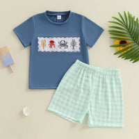 Infant Baby Girl Outfit Set Floral Print Ruffle Sleeve T-shirt and Shorts with Bow Headband Summer Clothes Set