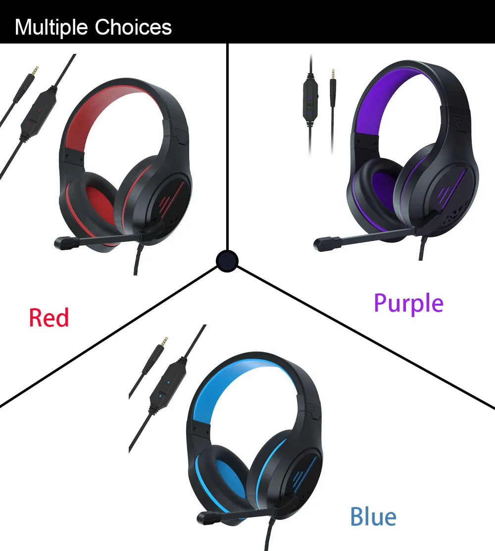 WIRED Listen with headphones Noise Isolating earphone with Microphone Volume Control for PS4 PS5 PC Laptop, Phones,Tablet