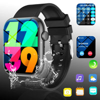 Calling Smart Watch with Women & Men, 1.83Inch/4.65cm HD Screen, IP68 Waterproof, with Wireless Calling, Multiple Sports Modes