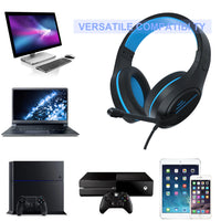 WIRED Listen with headphones Noise Isolating earphone with Microphone Volume Control for PS4 PS5 PC Laptop, Phones,Tablet