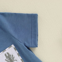 Infant Baby Girl Outfit Set Floral Print Ruffle Sleeve T-shirt and Shorts with Bow Headband Summer Clothes Set