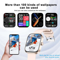Smart watch, wireless calling /dial, Various APP Reminders,Suitable for men and women, sports watches,for iPhone/Andriod