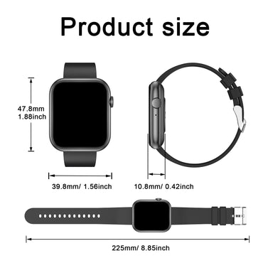 Calling Smart Watch with Women & Men, 1.83Inch/4.65cm HD Screen, IP68 Waterproof, with Wireless Calling, Multiple Sports Modes