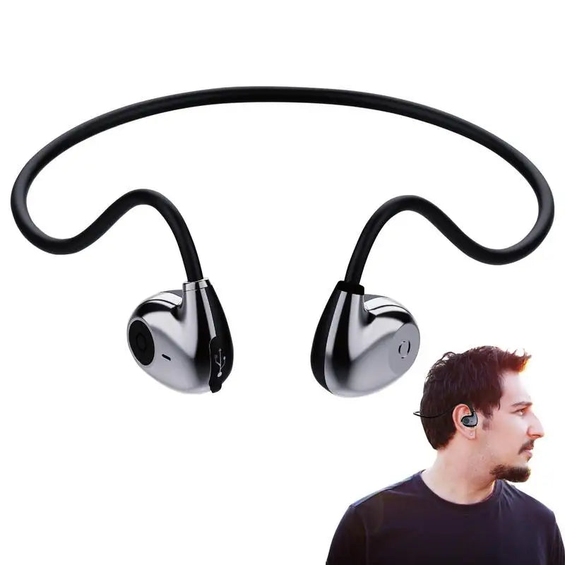 Workout Wireless Headphones Stereo Open Ear Air Conduction Headphones Long Standby Time Sweatproof Clear Calls For Sports
