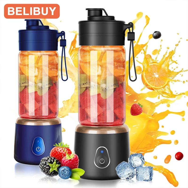 Portable Electric Juicer USB Charging Orange Lemon Fruit Blender Mini Household Juice Squeezer Mixer Citrus Juicer for Travel