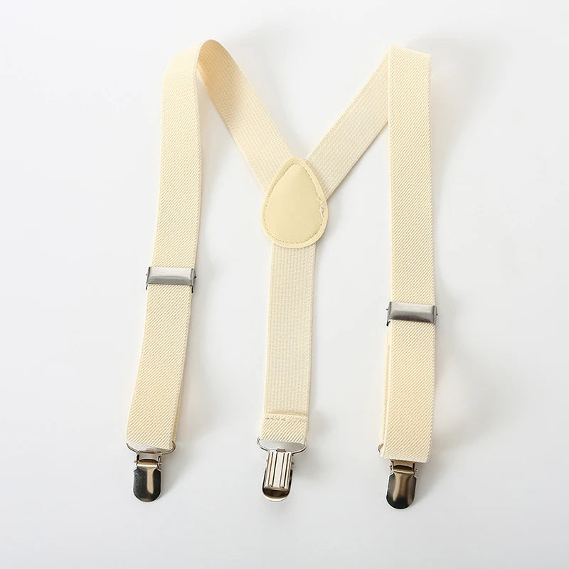 Toddler Boys Summer Outfits Solid Color Bowtie Short Sleeve Shirts Tops Suspender Shorts 2Pcs Gentleman Clothes Set