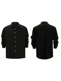 Men s Long Sleeve Plaid Button Down Shirt Casual  Fit Flannel Checkered Shirts for Fall Streetwear Fashion