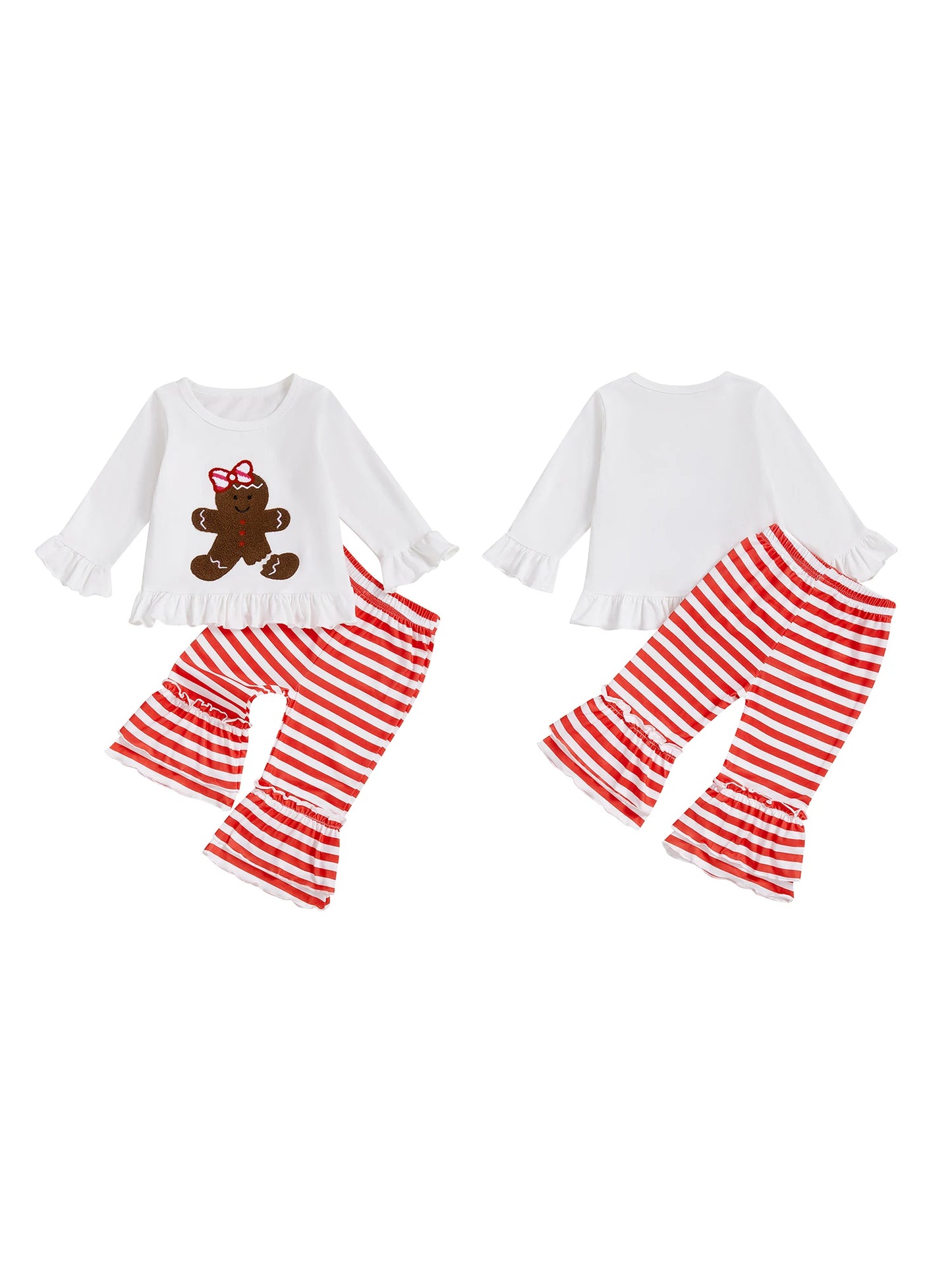 Infant Baby Boy Christmas Outfit Reindeer Applique Hoodie Sweater and Plaid Pants Set Toddler Xmas Clothes 2 Piece Kit