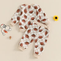 Baby Boys Winter Outfits Plaid Hooded Jacket and Fleece Lined Pants Set Toddler Warm Clothes for Cold Weather