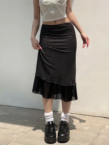 Elegant High Waist Pleated Midi Skirt with Floral Print for Women Stylish A-Line Knee Length Skirt for Summer