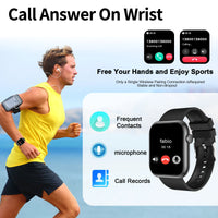 Calling Smart Watch with Women & Men, 1.83Inch/4.65cm HD Screen, IP68 Waterproof, with Wireless Calling, Multiple Sports Modes