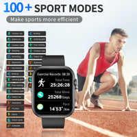 Calling Smart Watch with Women & Men, 1.83Inch/4.65cm HD Screen, IP68 Waterproof, with Wireless Calling, Multiple Sports Modes