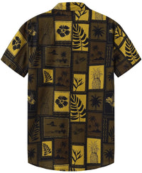 KYKU Hawaiian Shirt for Men: Beach Vacation Summer Short Sleeve Button Down Mens Shirts Casual Stylish