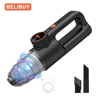 Portable handheld vacuum cleaner, rechargeable and portable, suitable for home and car use, for pet hair, three-in-one collector