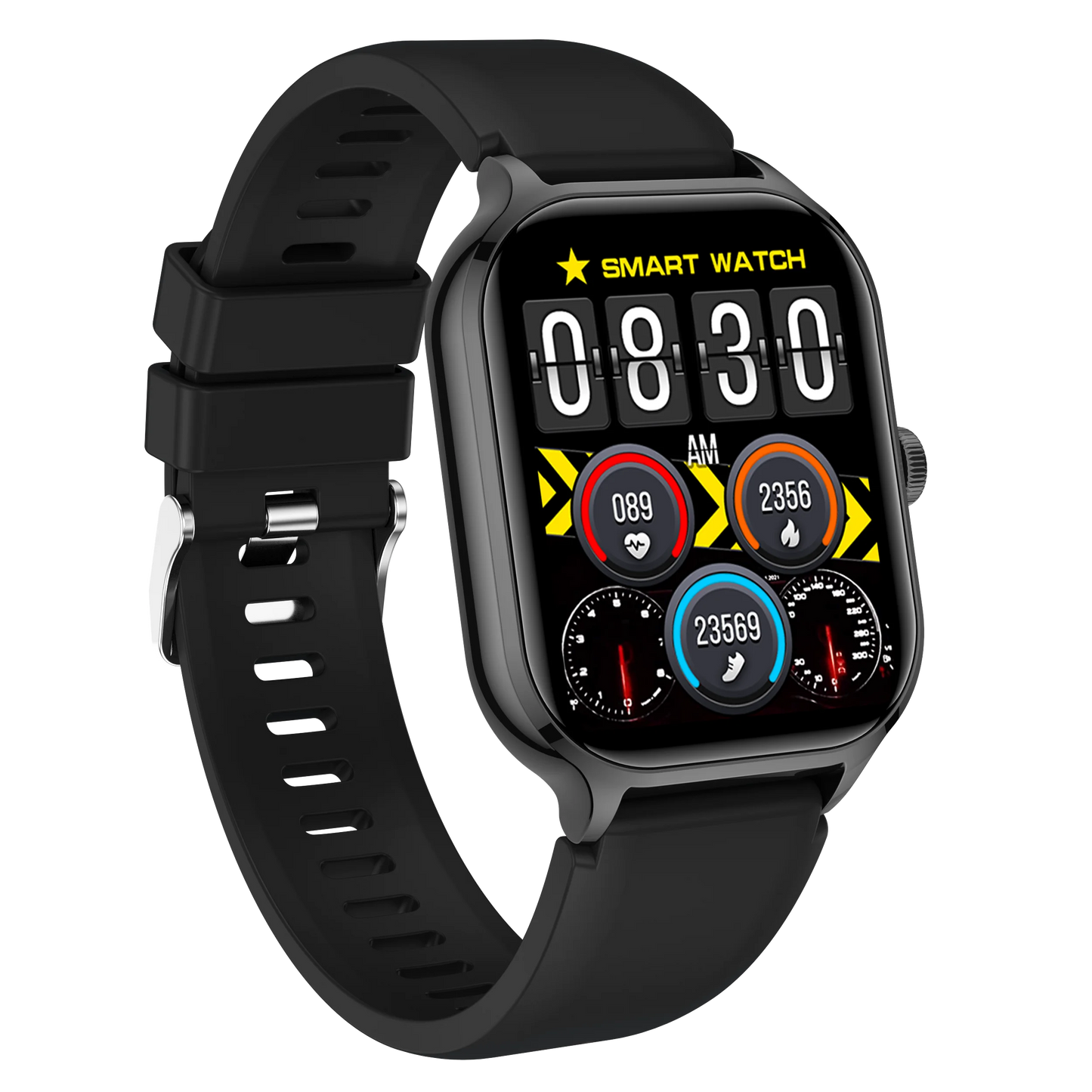Smart watch with multiple sports modes, can make and receive calls, message reminders, health monitoring, compatible with Androi