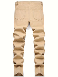 Men's street paint printed jeans and jeans