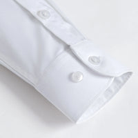 Men's Old Money Style Sleek Stretch Dress Shirt Regular Fit Solid Wrinkle-Free Long Sleeve Casual Business Button-up Shirts