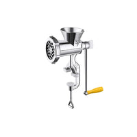 Manual Meat Grinder Silver Aluminum Alloy Powerful Meat Grinder Home Sausage Kitchen Appliances Chop Pepper Supplies Meat Mincer
